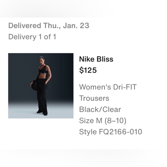 Nike Black Bliss Dress Pants - Picture 2 of 12